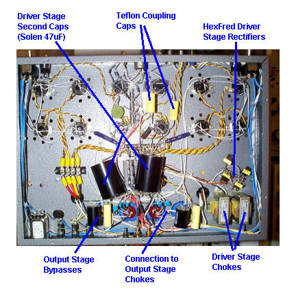 Underside of chassis